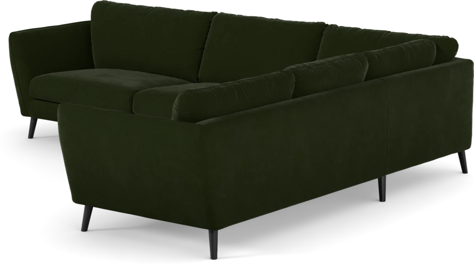 Madison Lux - Hörnsoffa 3+2-sits, hörn 1 - Grön
