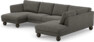 Madison Lux - 2-sits soffa med schäslong vänster och divan höger - Grå