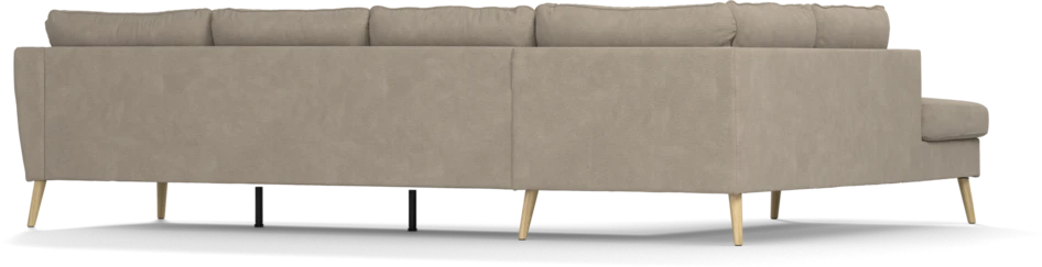 County - 3-sits soffa med divan vänster - Beige