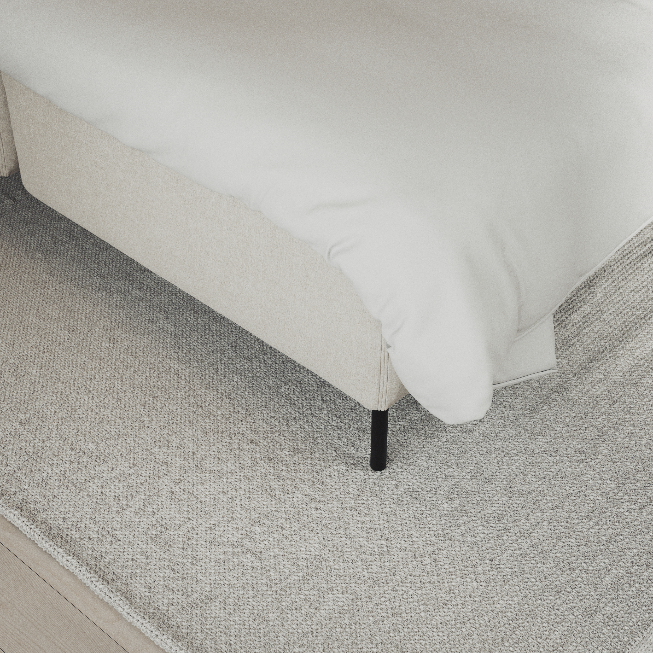 Delux Sense - Kontinentalsäng, enkelsäng 120 cm med bäddmadrass och sängben - inspiration