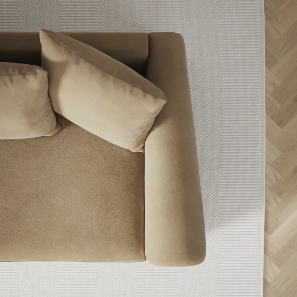 Town - 3-sits soffa med divan vänster och schäslong höger - Beige