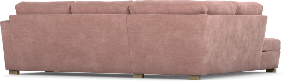 Friday - 2,5-sits soffa med divan vänster - Rosa