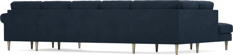 Eden - 3-sits soffa med divan vänster och schäslong höger - Blå