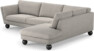 Madison Lux - 3-sits soffa med divan höger - Grå