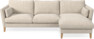 Winston - 3-sits soffa med schäslong, vändbar - Beige