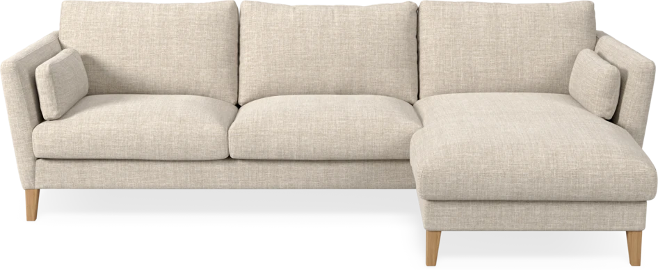Winston - 3-sits soffa med schäslong, vändbar - Beige