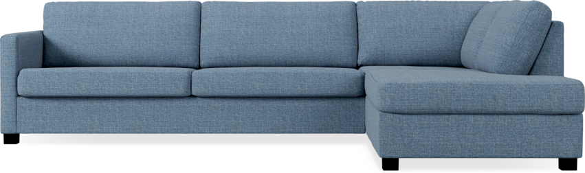 Nevada - 3-sits soffa med divan höger - Blå