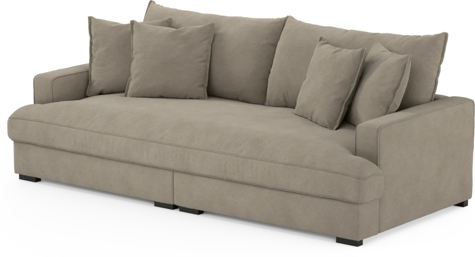 Rossi - 3-sits soffa, hel dyna - Beige