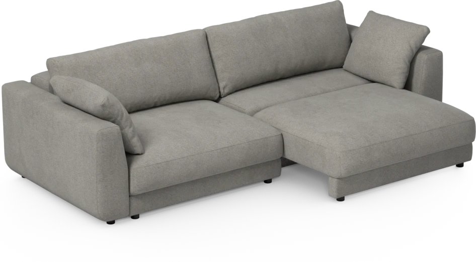 Amie - Bäddsoffa 4-sits - Grå