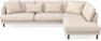 Harper - 3-sits soffa med divan höger - Vit