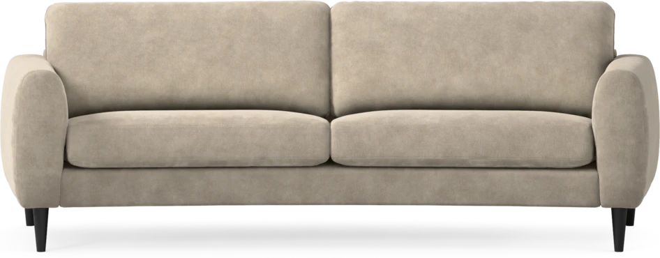 Bridge - 3-sits soffa svängd - Beige