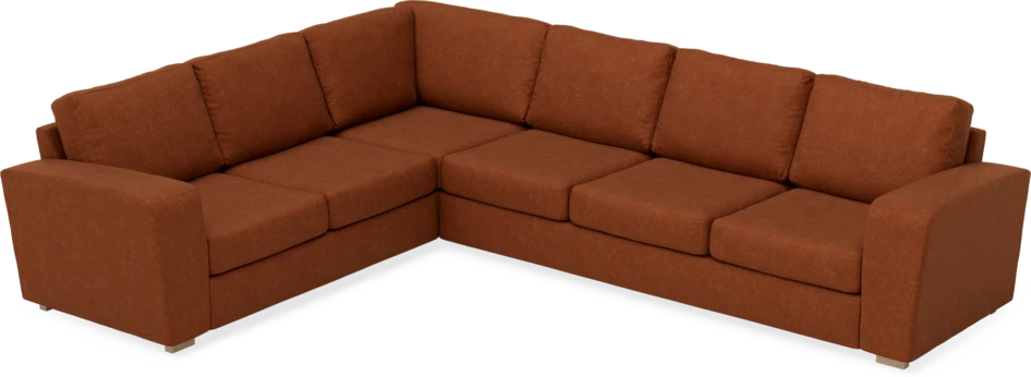 Friday - Hörnsoffa, 2+3-sits - Orange