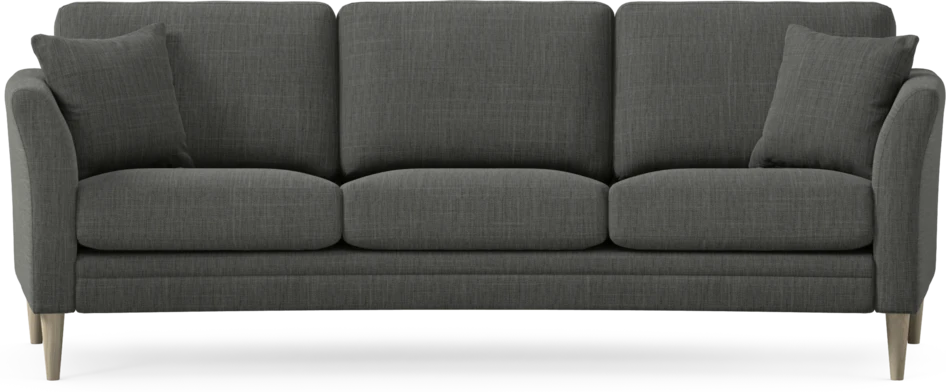 Eden - 3-sits soffa svängd - Grå