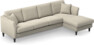 Eden - 3-sits soffa med schäslong - Beige