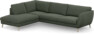 Madison - 3-sits soffa med divan vänster - Grön
