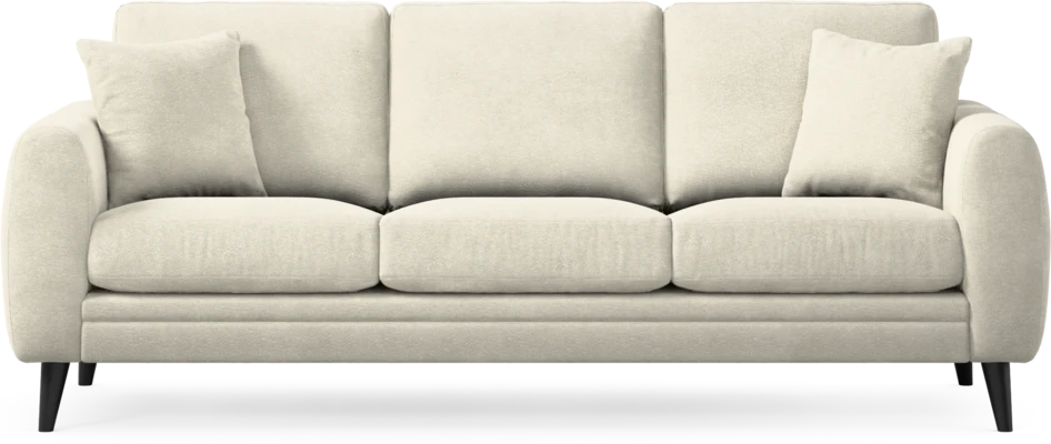Eden - 3-sits soffa - Vit