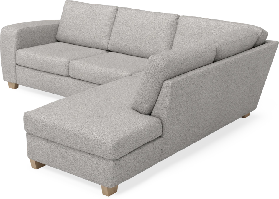 Friday - 2,5-sits soffa med divan höger - Vit