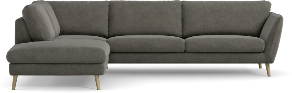 Madison - 3-sits soffa med divan vänster - Grå