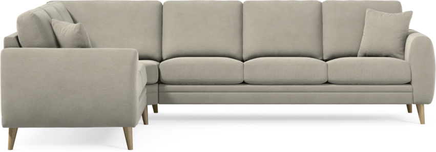 Eden - Hörnsoffa, 2+3-sits - Brun