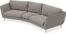 Madison - 3-sits soffa svängd, 90 cm - Grå