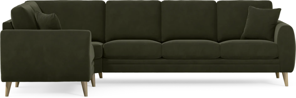 Eden - Hörnsoffa, 1+3-sits - Grön