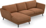 Madison Lux - 2-sits soffa med schäslong vänster - Orange