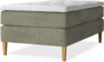 Delux Dream - Kontinentalsäng, enkelsäng med bäddmadrass - Beige