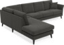 Eden - 3-sits soffa med divan - Grå