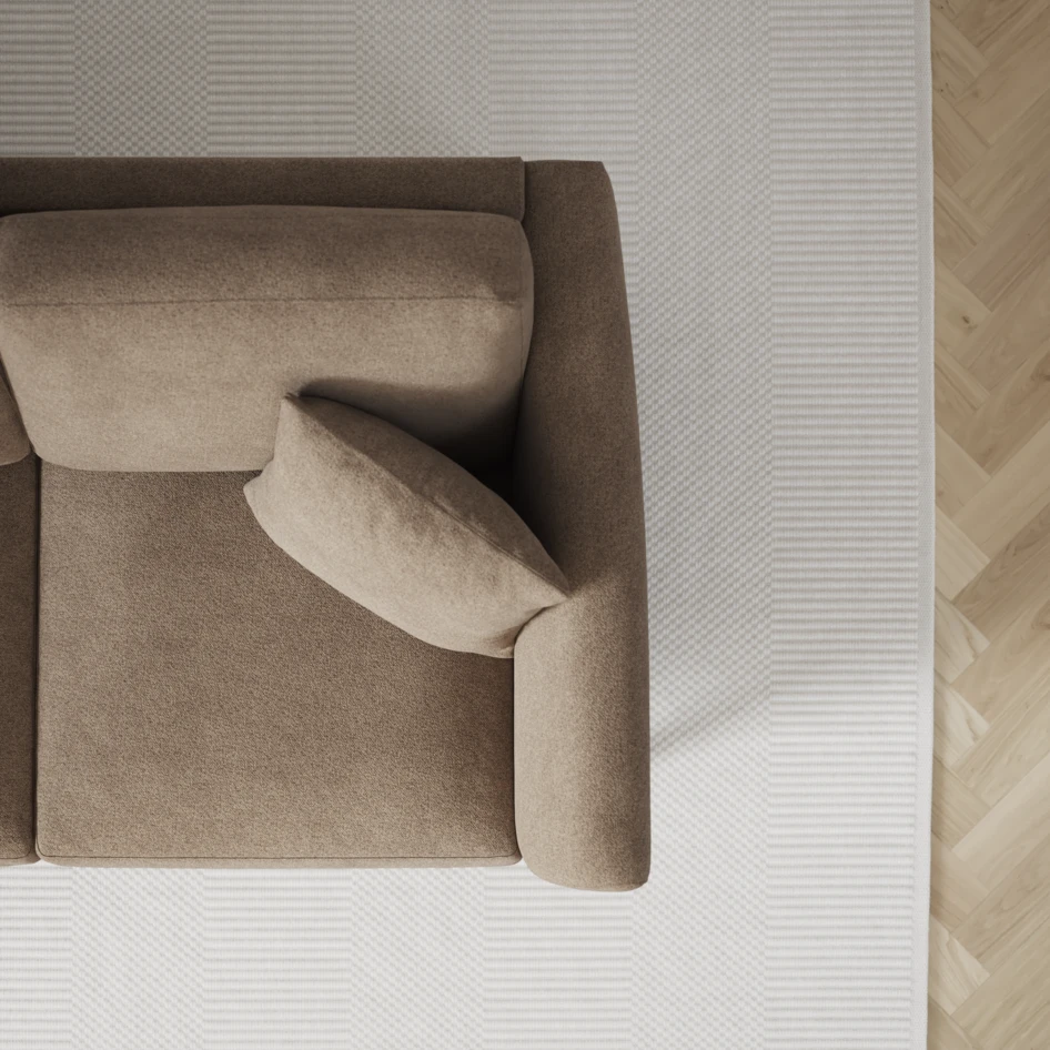 Eden - 3-sits soffa - Brun