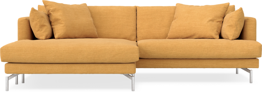 Harper - 4-sits med schäslong XL vänster - Gul