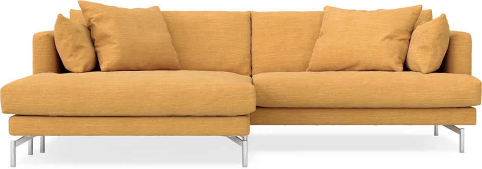 Harper - 4-sits med schäslong XL vänster - Gul