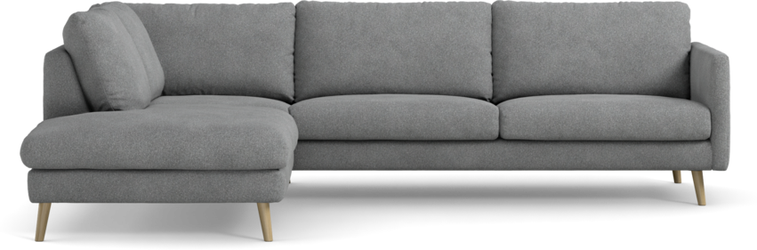 Madison Lux - 3-sits soffa med divan vänster - Vit