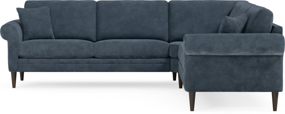 Eden - Hörnsoffa, 2,5+2,5-sits - Blå