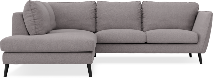 Madison - 2-sits soffa med divan vänster - Grå
