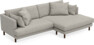 Harper - 4-sits med schäslong XL höger - Beige