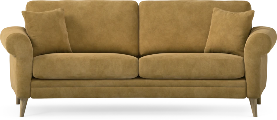 Eden - 2,5-sits soffa svängd - Gul