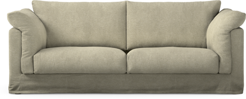 Cherrie - 2,5-sits soffa med kappa - Beige