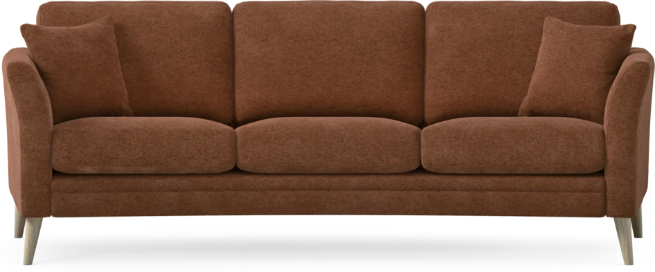 Eden - 3-sits soffa svängd - Orange