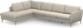 County - 3-sits soffa med divan vänster - Beige