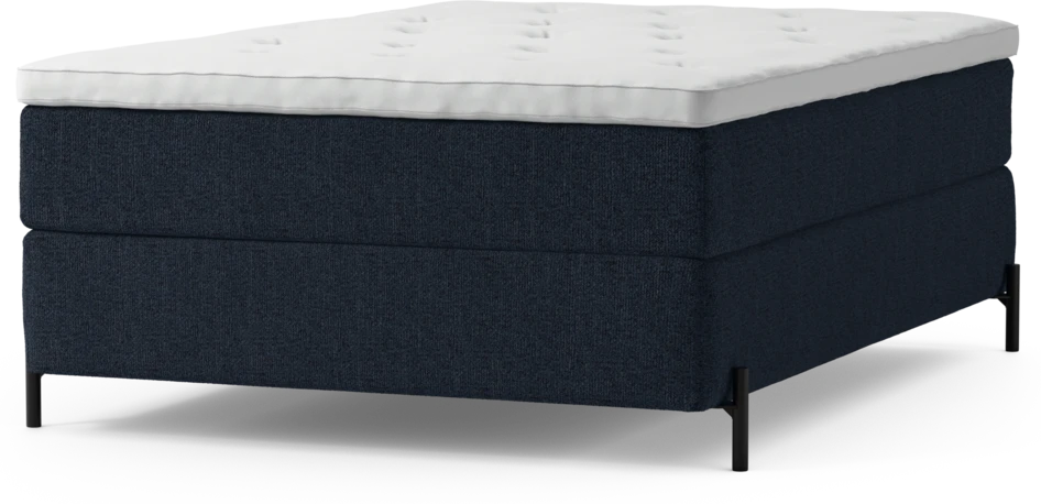 Delux Exclusive - Kontinentalsäng, enkelsäng 140 cm med bäddmadrass och sängben