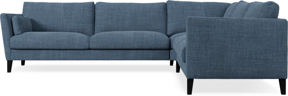 Winston - Hörnsoffa, 3+2-sits - Blå