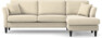 Eden - 2,5-sits soffa med schäslong - Beige
