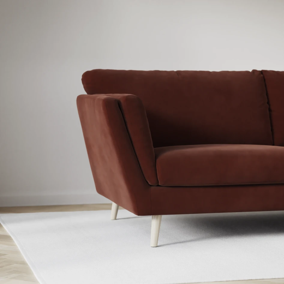 Madison Lux - Hörnsoffa 2+3-sits, hörn 1 - Orange