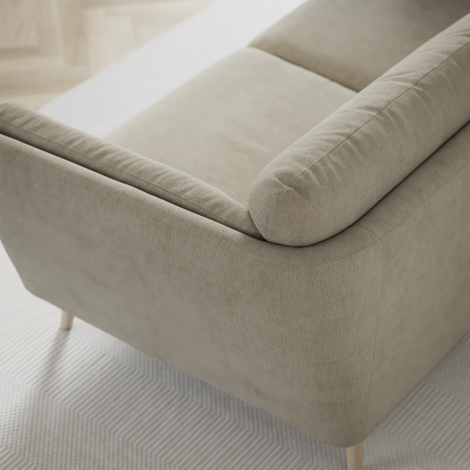 Madison Lux - Hörnsoffa med schäslong höger - Beige
