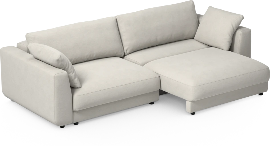 Amie - Bäddsoffa 4-sits - Vit