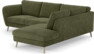 Madison - 2-sits soffa med divan höger - Grön