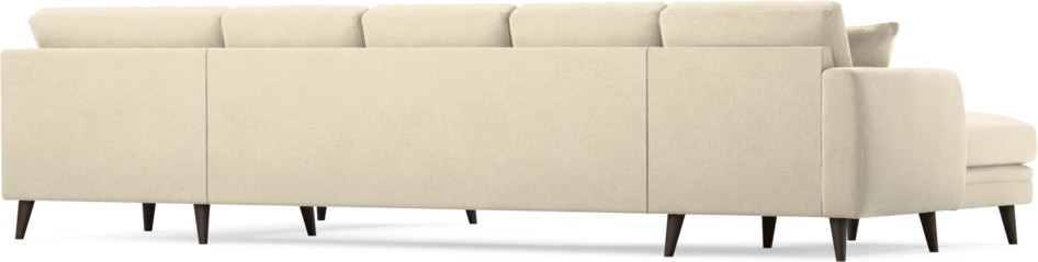 Eden - 3-sits soffa med schäslong vänster och divan höger - Beige