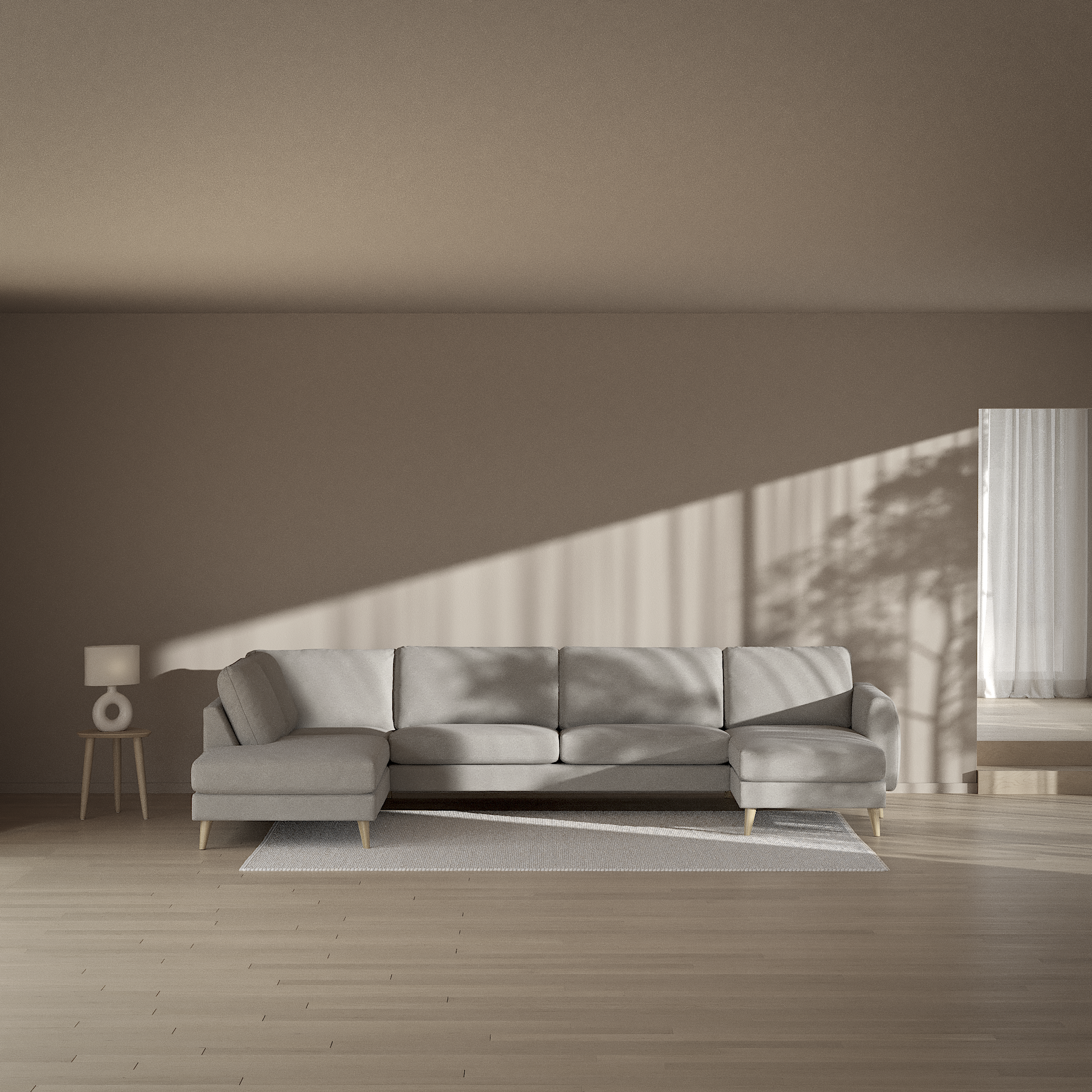 Bridge - 3-sits soffa med divan vänster och schäslong höger - inspiration