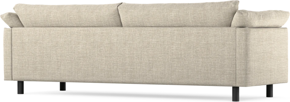 Cherrie - 4-sits soffa, hel dyna, fast klädsel - Beige