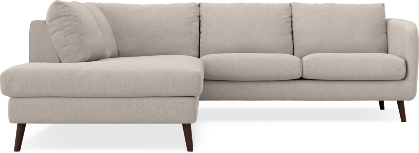 Madison - 2-sits soffa med divan vänster - Beige